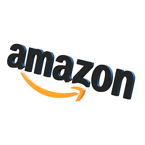 This logo is the standard logo with black writing Amazon it is 1:1 300px
